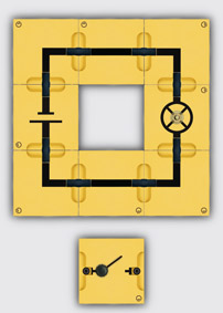 Simple circuit - Assembly using connector blocks